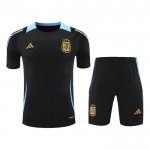 Günstige Fußballtrikots Argentinien Pre-Match Kinder 2024 Kurzarm
